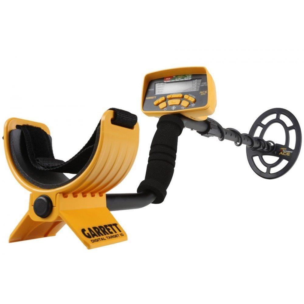 Garrett ACE 300 Metal Detector with Waterproof Coil - Professional Metal Detecting Equipment for Treasure Hunting, Beach, Park & Coin Shooting | Lightweight & Easy to Use for Beginners & Experts