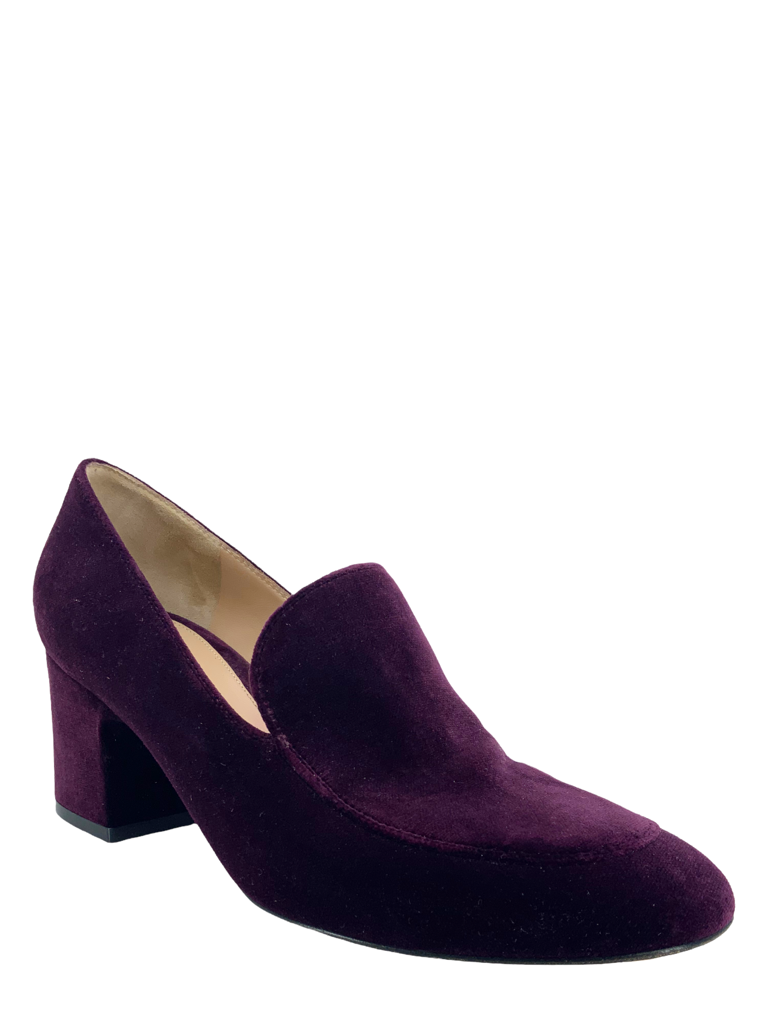 Gianvito Rossi Marcel Velvet Pumps Women's Size 7 US - Elegant High Heel Shoes for Evening Parties, Weddings & Formal Events