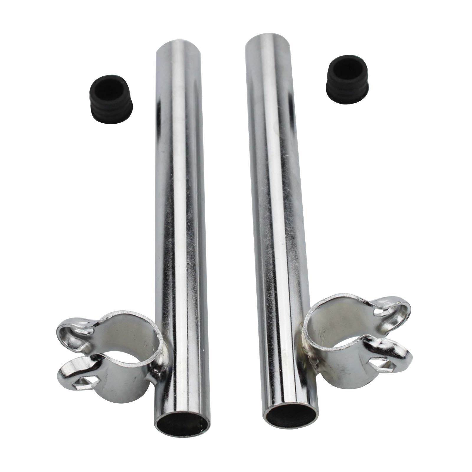 GOOFIT 22mm Clamp Forks Handle Bars for 2 Stroke 47cc 49cc Mini Moto Pocket Bike - Durable Handlebars Pipe Assembly Parts for Off-Road Racing & Urban Commuting