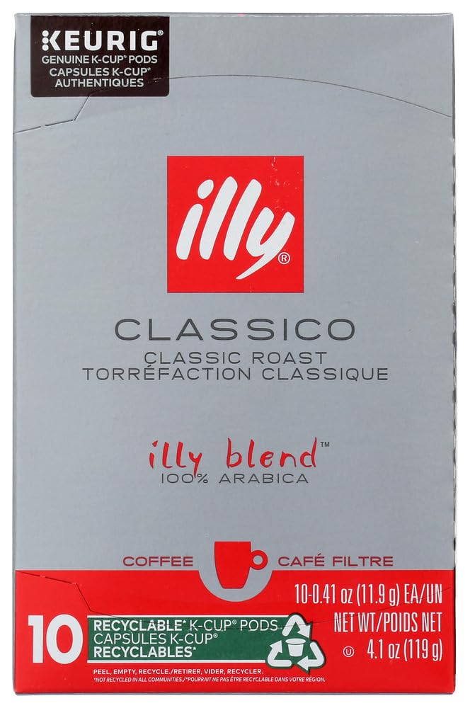 Illy Medium Roast Coffee K-Cup Pods - 2 Boxes (20 Count) - Compatible with Keurig Brewers - Perfect for Home & Office Use