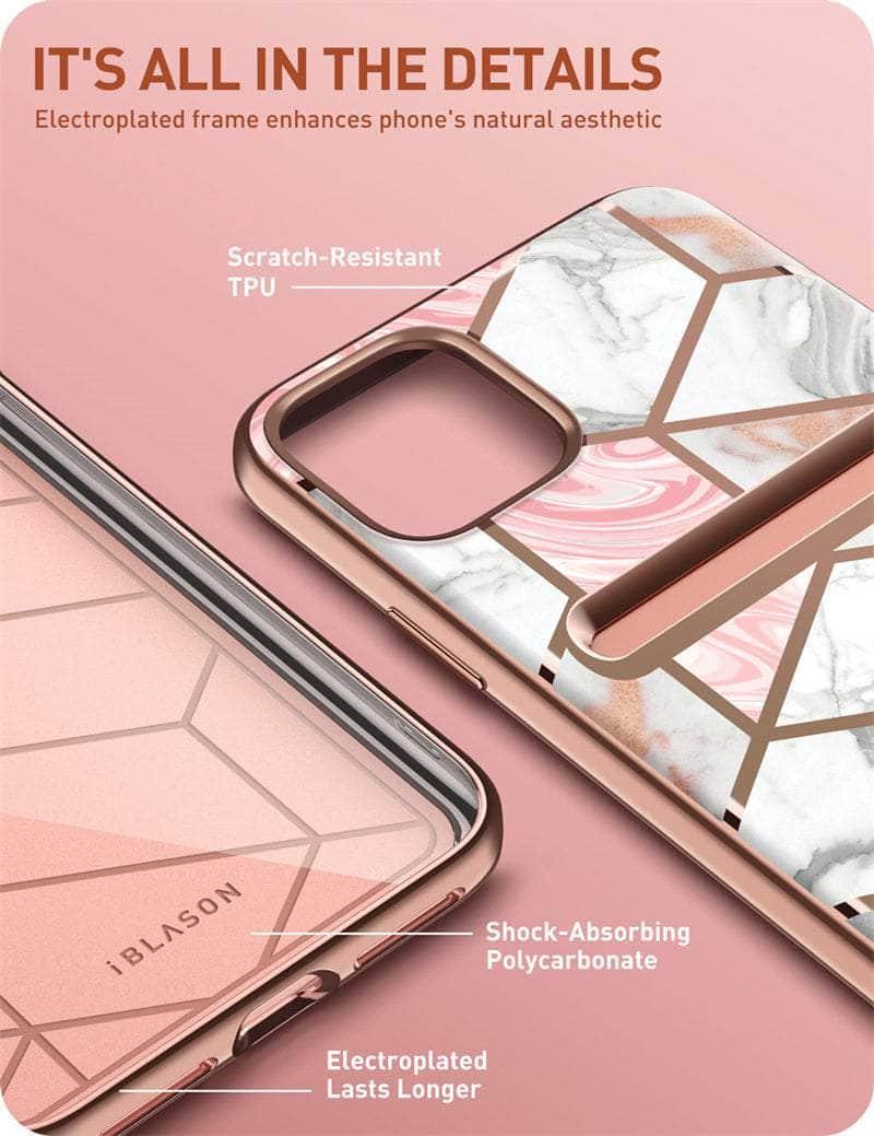 I BLASON iPhone 13 Cosmo Slim Designer Wallet Case with Card Holder - Perfect for Everyday Use, Travel & Business (Compatible with iPhone 13)