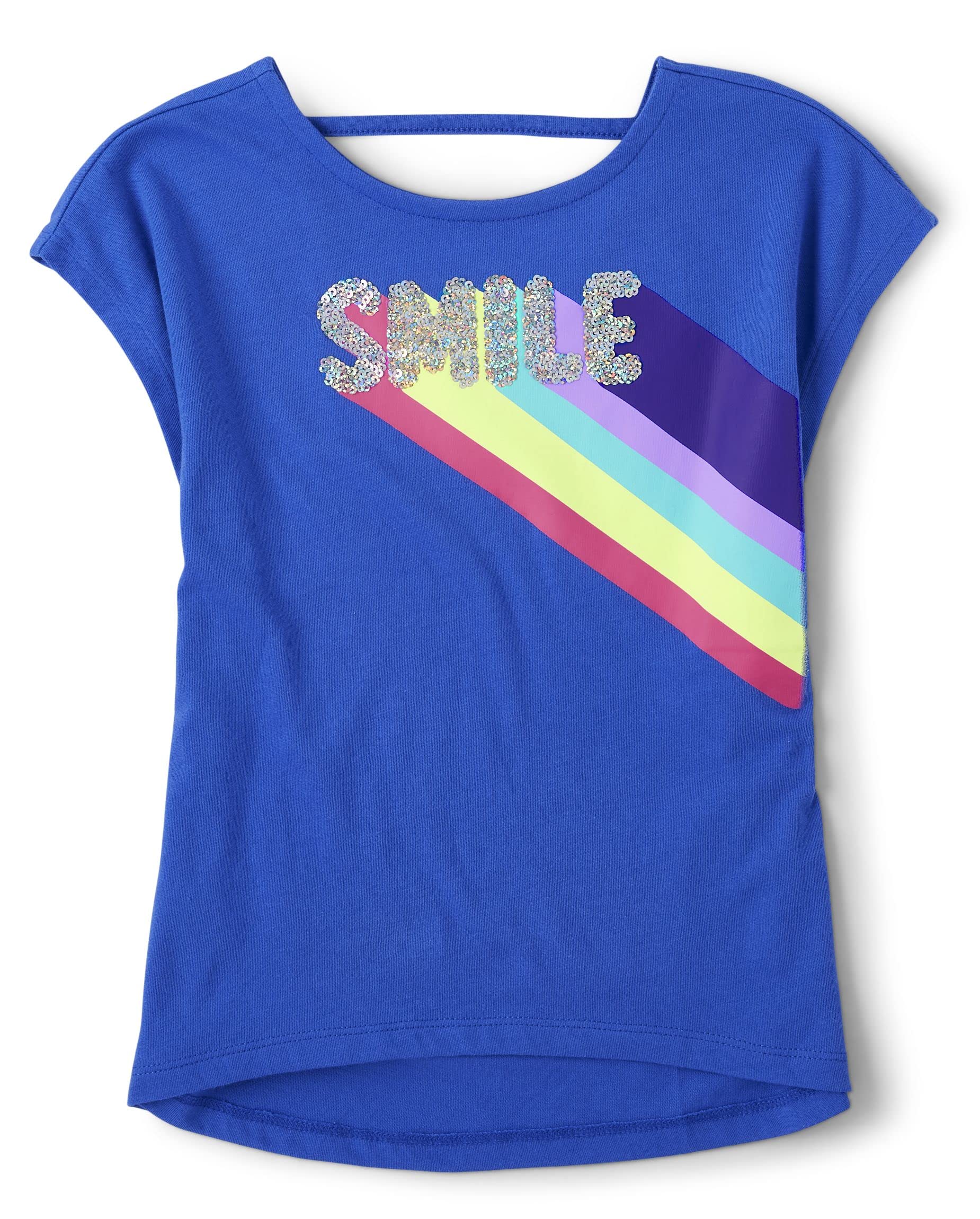 The Children's Place Girls' Short Sleeve Fashion Shirt | Cute Casual Top for Toddlers & Kids | Perfect for School, Playdates & Everyday Wear