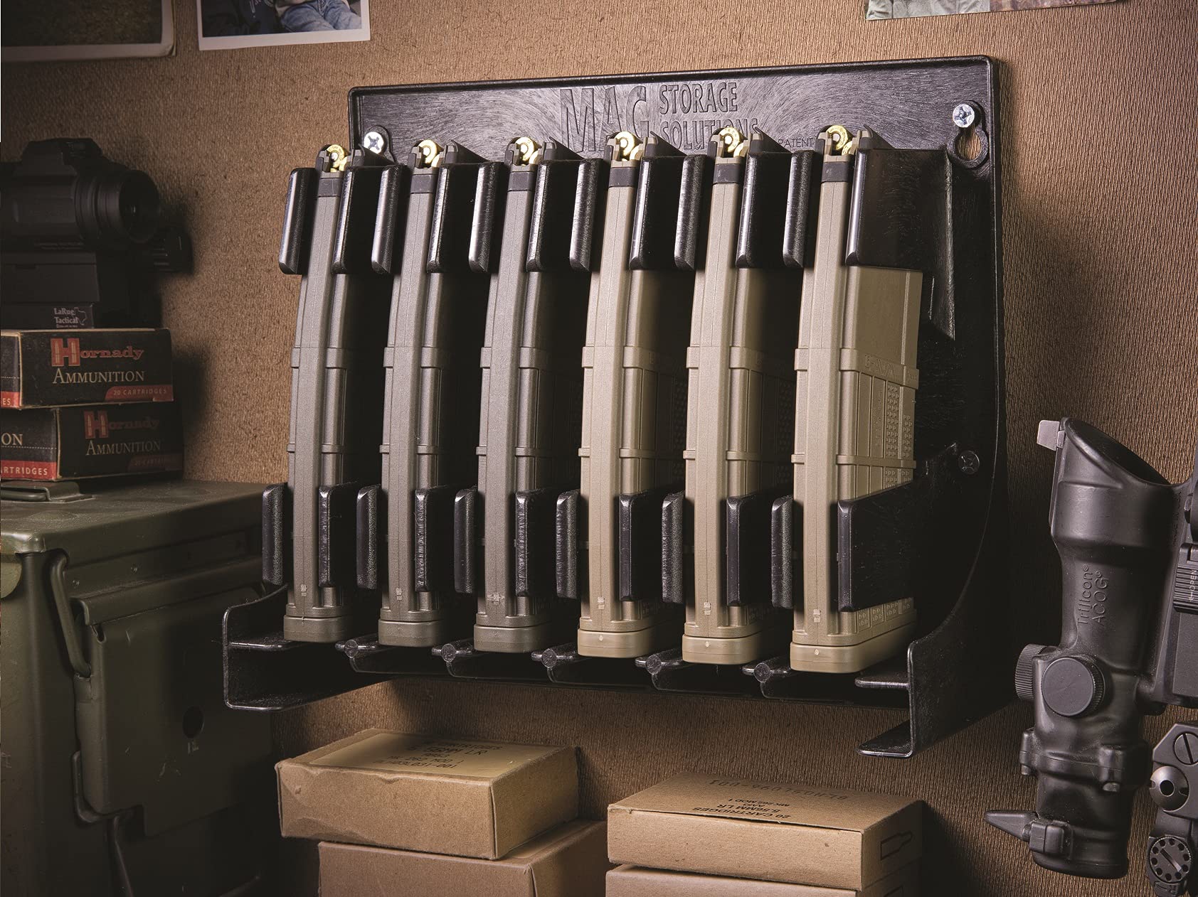 Universal .223/5.56x45 Magazine Holder - Tactical Rifle Ammo Pouch for AR15, M4, M16 - Range Shooting, Hunting & Military Training Accessories