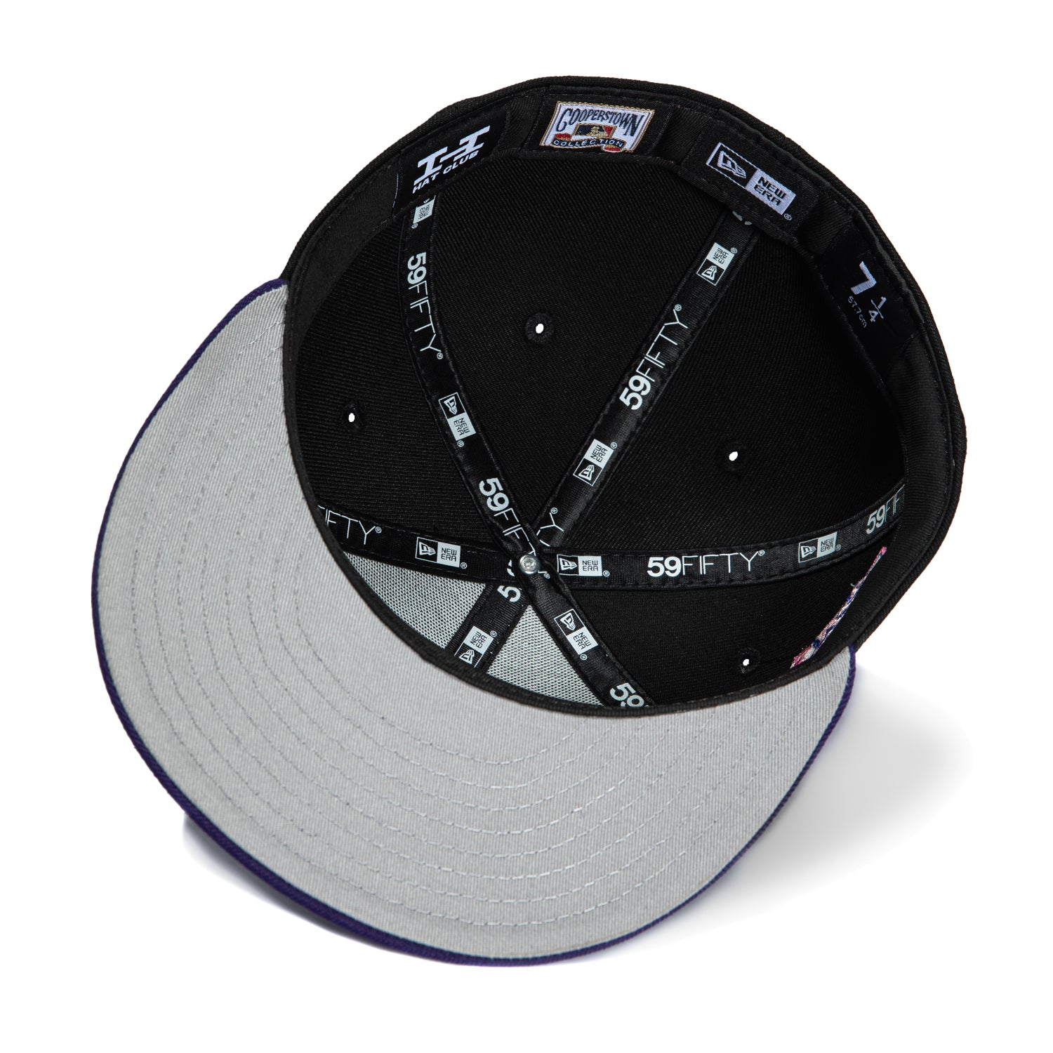 New Era 59Fifty Houston Astros MLB Baseball Cap with Minute Maid Park Patch - 1997 BP Snapback Hat in Black, Purple & Magenta | Officially Licensed Fan Gear for Baseball Games & Streetwear Fashion