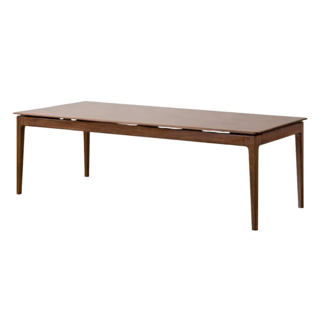 Premium Black Walnut Solid Wood Rectangular Dining Table - 72 Inch Rustic Farmhouse Style for Kitchen & Dining Room - Perfect for Family Gatherings & Dinner Parties