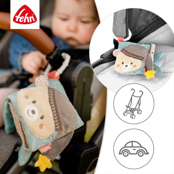 Bruno the Bear Soft Play Activity Booklet - Interactive Learning Toy for Toddlers & Kids - Perfect for Early Education, Travel & Quiet Playtime