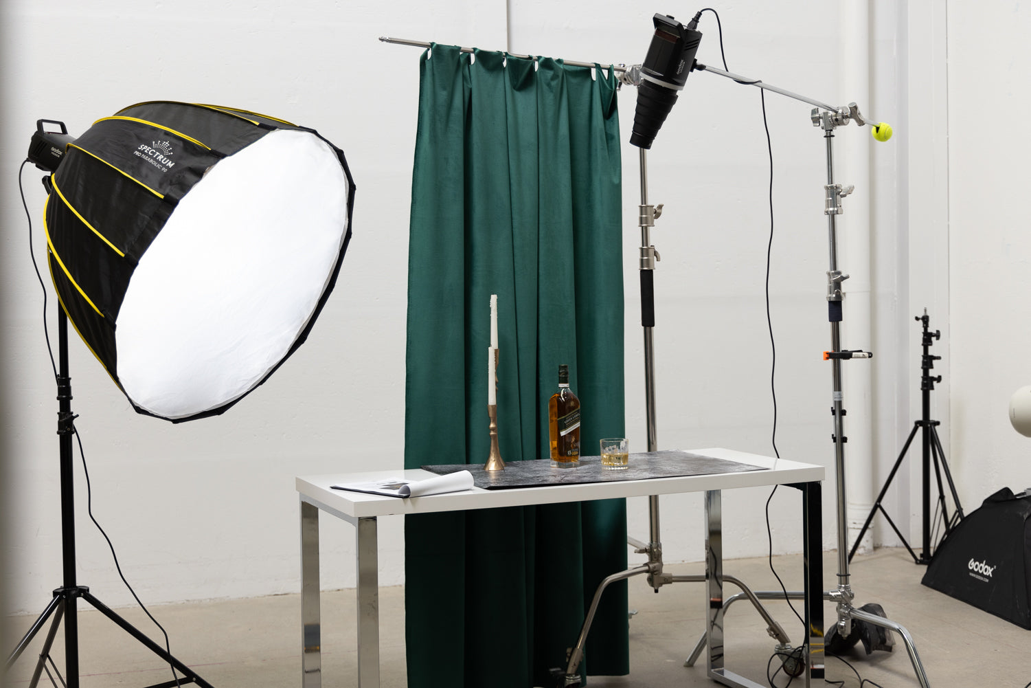 Brunswick Textured Concrete Flat Lay Instagram Backdrop - 56cm x 87cm Photo Background for Product Photography, Social Media Content & Blog Styling