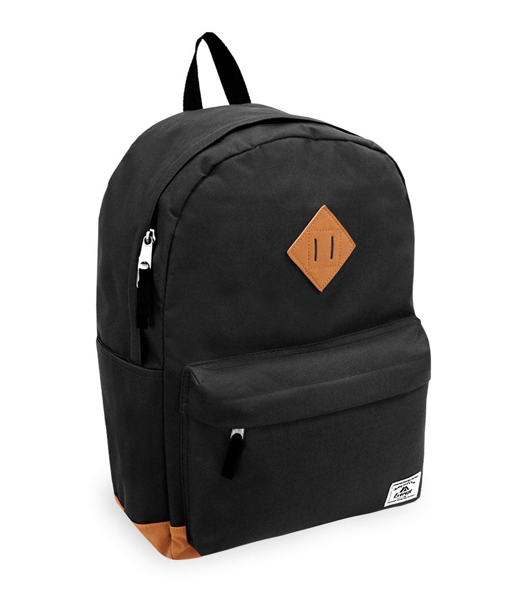 Everest Vintage Laptop Backpack with USB Charging Port - Water Resistant 15.6 Inch Computer Bag for Men & Women - Perfect for Work, School, Travel & Commuting