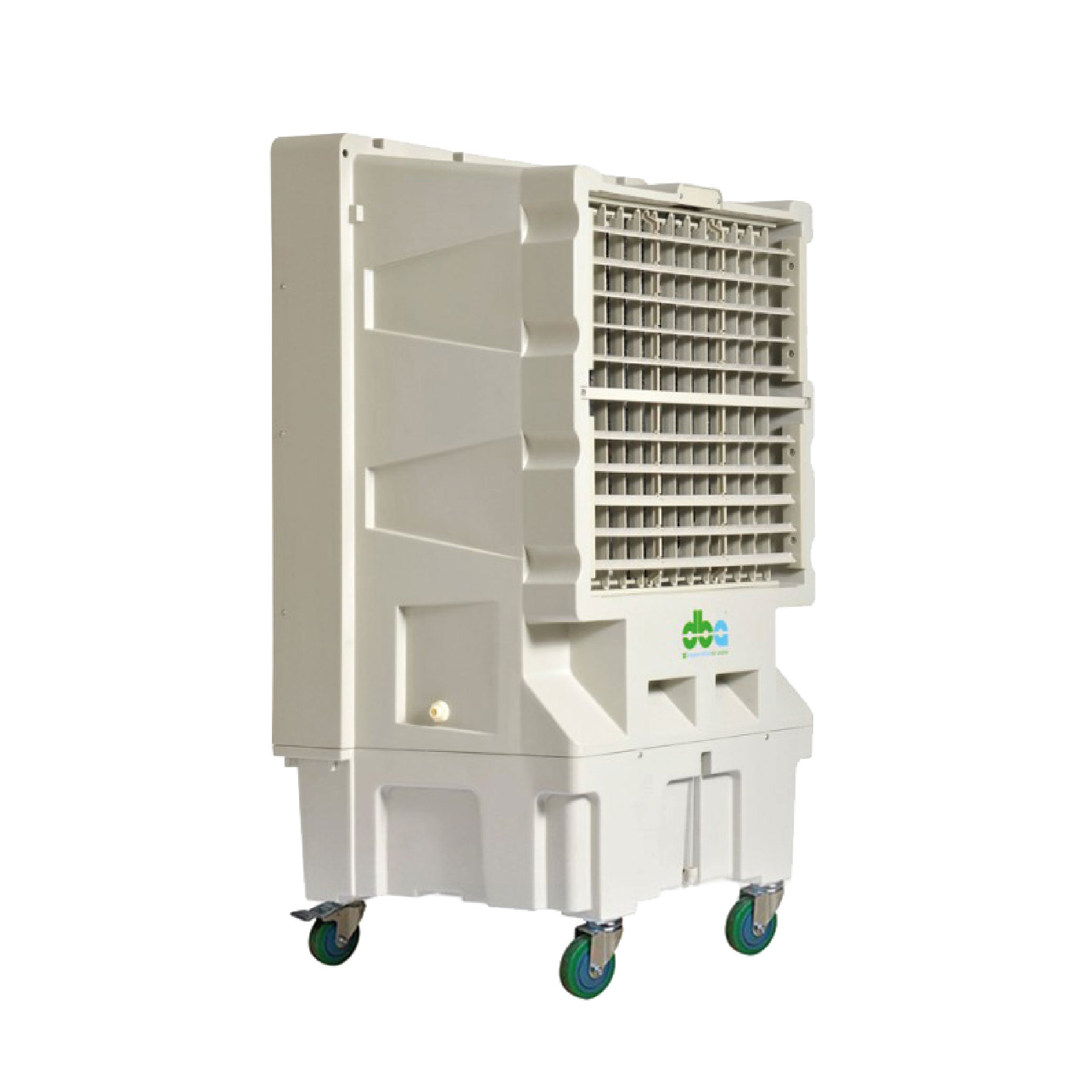 DEBI001B Industrial Air Cooler - 1200 Sq.Ft Coverage for Warehouse, Workshop & Home Cooling | Energy Efficient Portable Cooling Fan