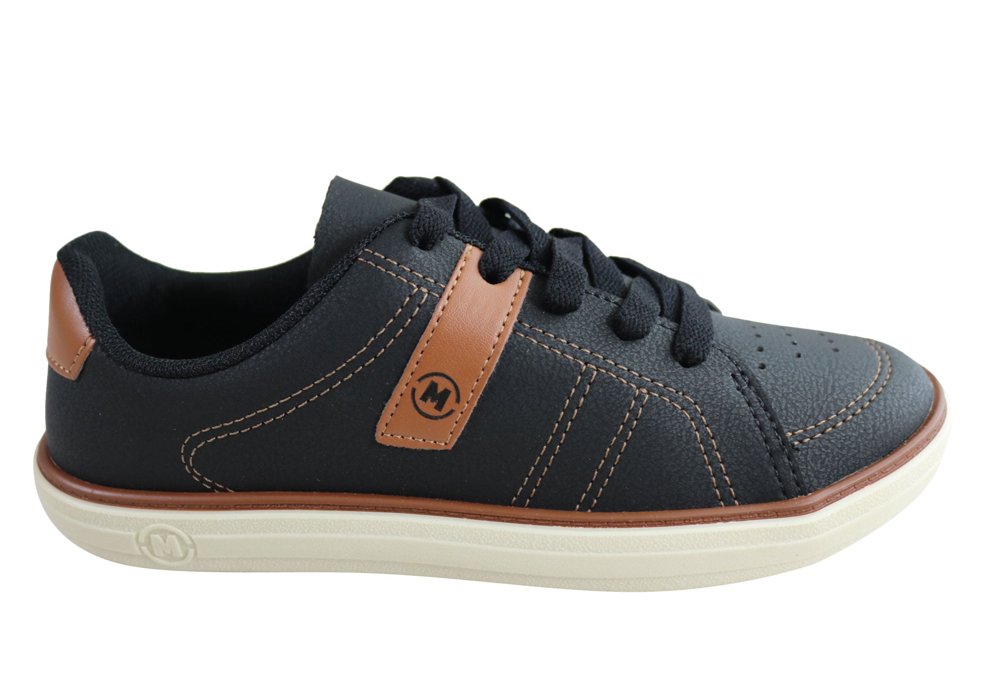 Molekinho Jim Boys Comfortable Lace-Up Sneakers for Kids - Breathable & Durable Brazilian-Made Shoes - Perfect for School, Play & Everyday Wear
