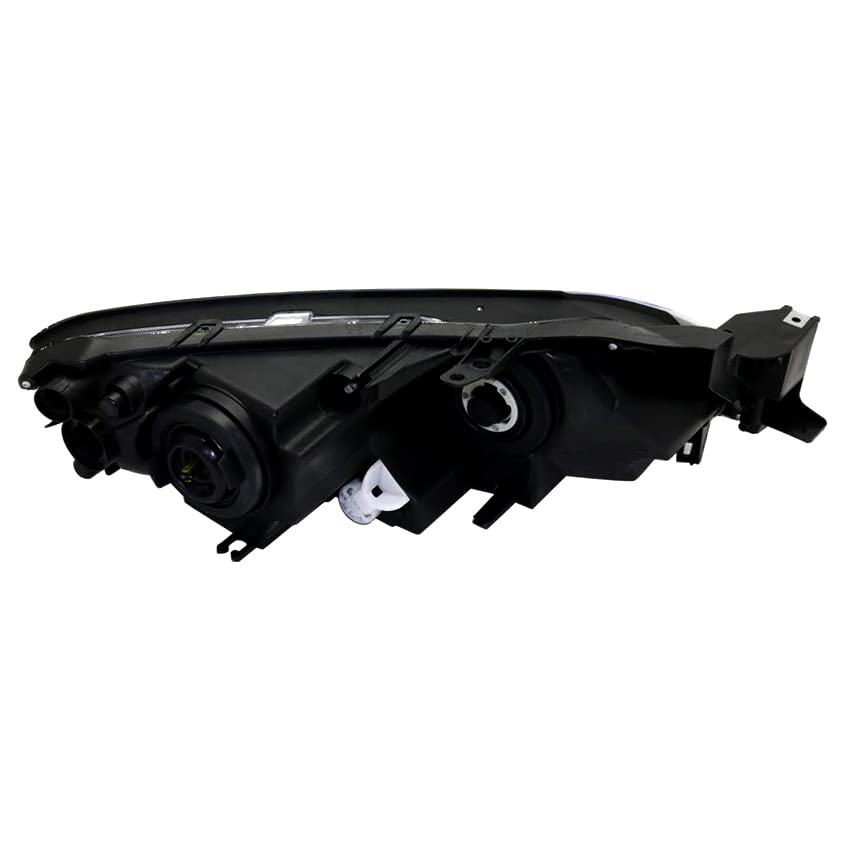 RAREELECTRICAL New Left Halogen Headlight for 2007-2009 Mazda CX-7 Sport - Compatible with Part Numbers EG21-51-0L0K, EG21510L0K, EG21-51-0L0P, EG21510L0P, MA2502141, MA2518132 - Perfect for Night Driving & Vehicle Restoration Projects