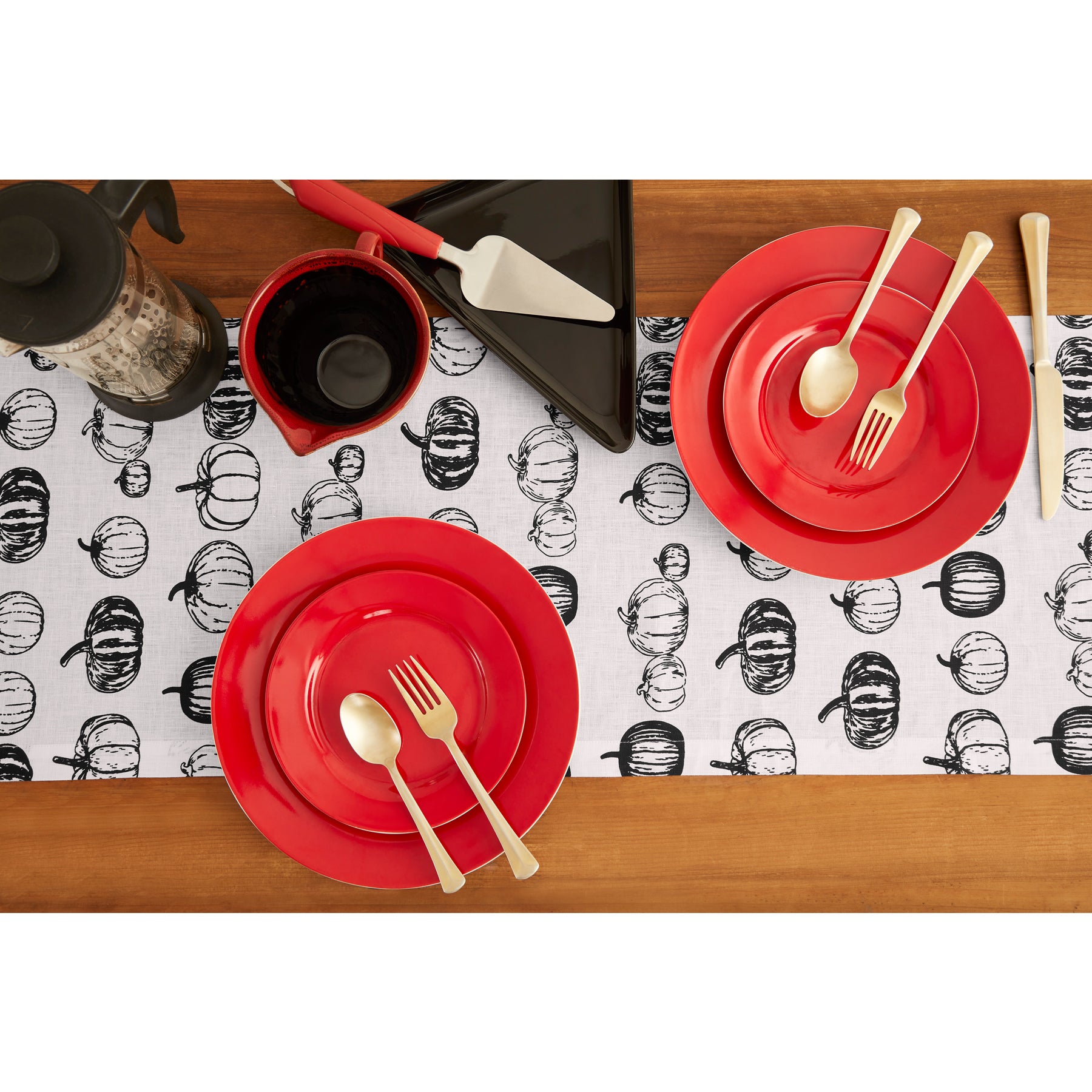 Pumpkin Patch Table Runner - Fall Harvest Decor for Thanksgiving & Autumn Dining - Perfect for Farmhouse, Rustic, and Seasonal Home Decor