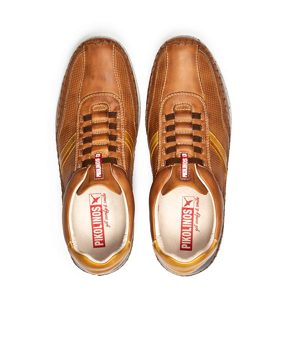 PIKOLINOS Men's Leather Sneakers - Comfortable & Stylish Casual Shoes for Walking, Travel & Everyday Wear