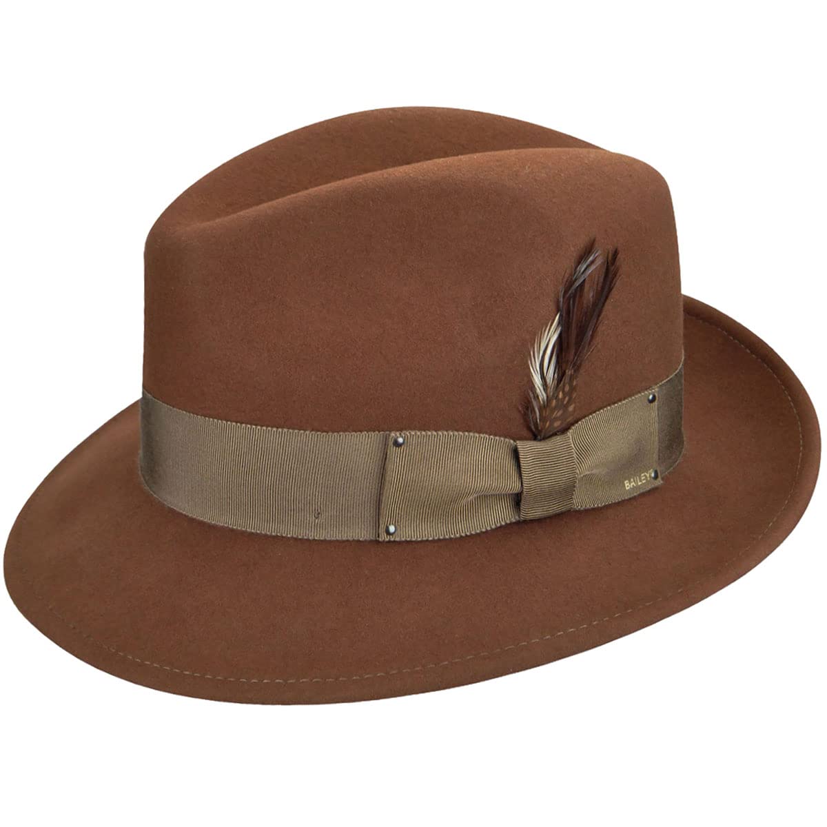 Bailey of Hollywood Men's Blixen Hat - Classic Western Cowboy Hat for Men - Durable Felt Hat for Rodeo, Ranch, and Outdoor Adventures