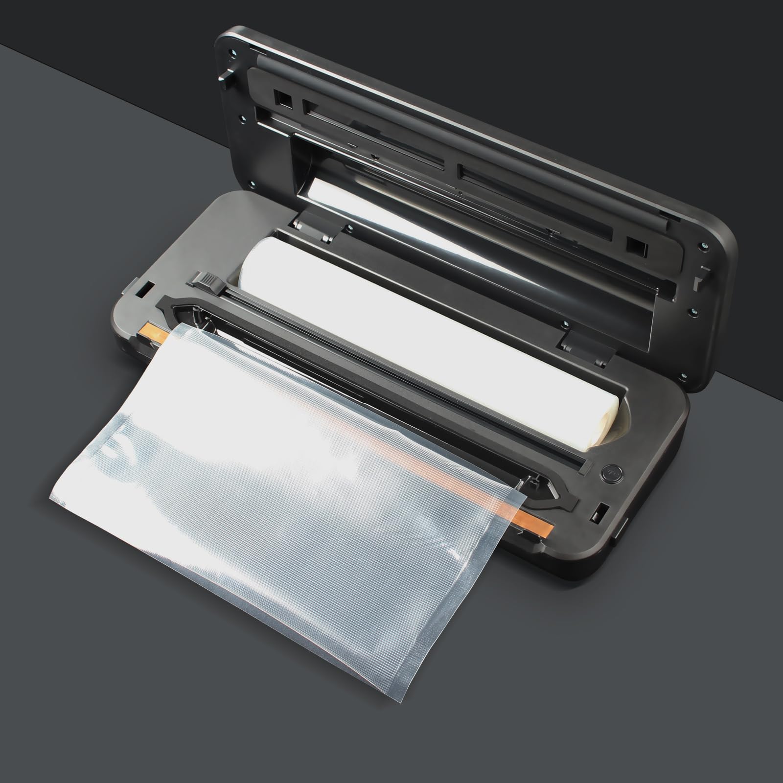 VS6604 Automatic Vacuum Food Sealer Machine with Cutter & Bags - Dry/Moist Modes Air Sealing System for Food Preservation | Perfect for Meal Prep, Sous Vide, Freezer Storage & Extending Shelf Life