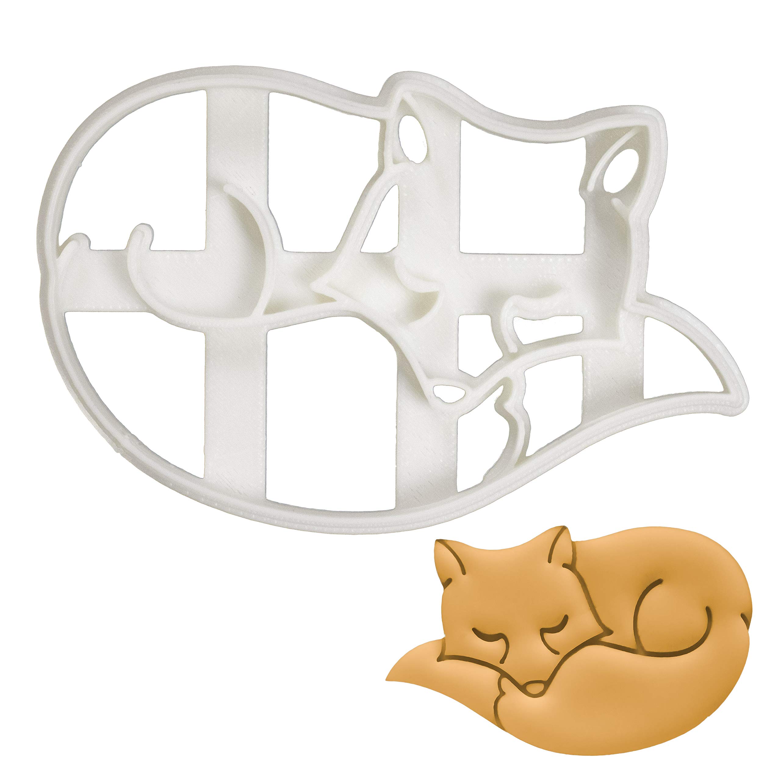 Fox-Shaped Cookie Cutter for Baking - Premium Stainless Steel Cookie Mold - Perfect for Christmas Cookies, Birthday Parties & DIY Desserts (1 Piece) - Bakerlogy