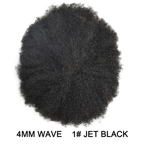#1 JET BLACK-AFRO WAVE 4MM