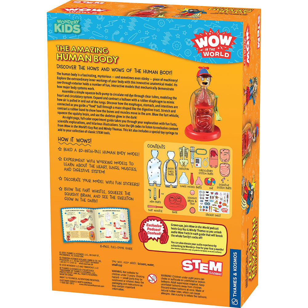 Wow in the World: The Amazing Human Body Book - Explore Human Anatomy for Kids & Teens - Perfect for Homeschooling, Science Class & Gift Giving (Coming Fall 2025)