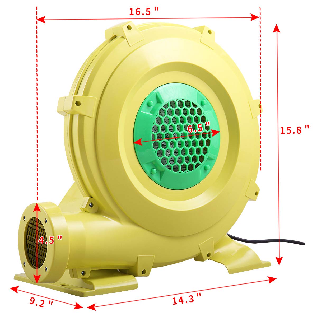 950W High-Power Air Blower for Inflatables - Replacement Fan Blower for Bounce Houses, Jumpers & Party Inflatables | Perfect for Outdoor Events, Birthday Parties & Backyard Fun