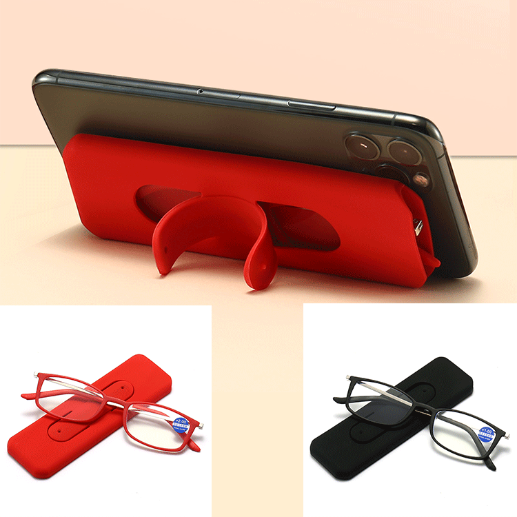 Ultra Lightweight Portable Anti Blue Light Reading Glasses for Computer Work, Gaming & Night Reading - Reduce Eye Strain & Fatigue