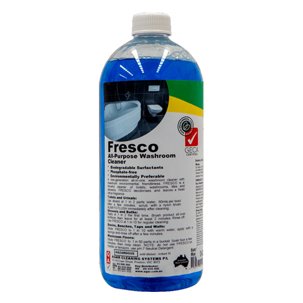Eco-Friendly All-in-One Washroom Cleaner | Agar Fresco | Safe for Bathrooms, Kitchens & Tiles | Gentle Yet Powerful Cleaning