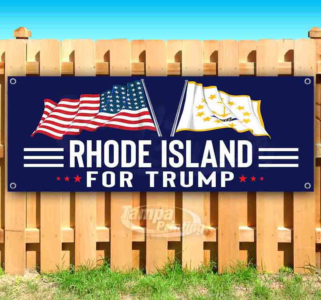 Trump 2024 Support Banner - Heavy-Duty 13oz Vinyl with Metal Grommets | Weather-Resistant Political Yard Sign for Elections, Rallies & Home Decor