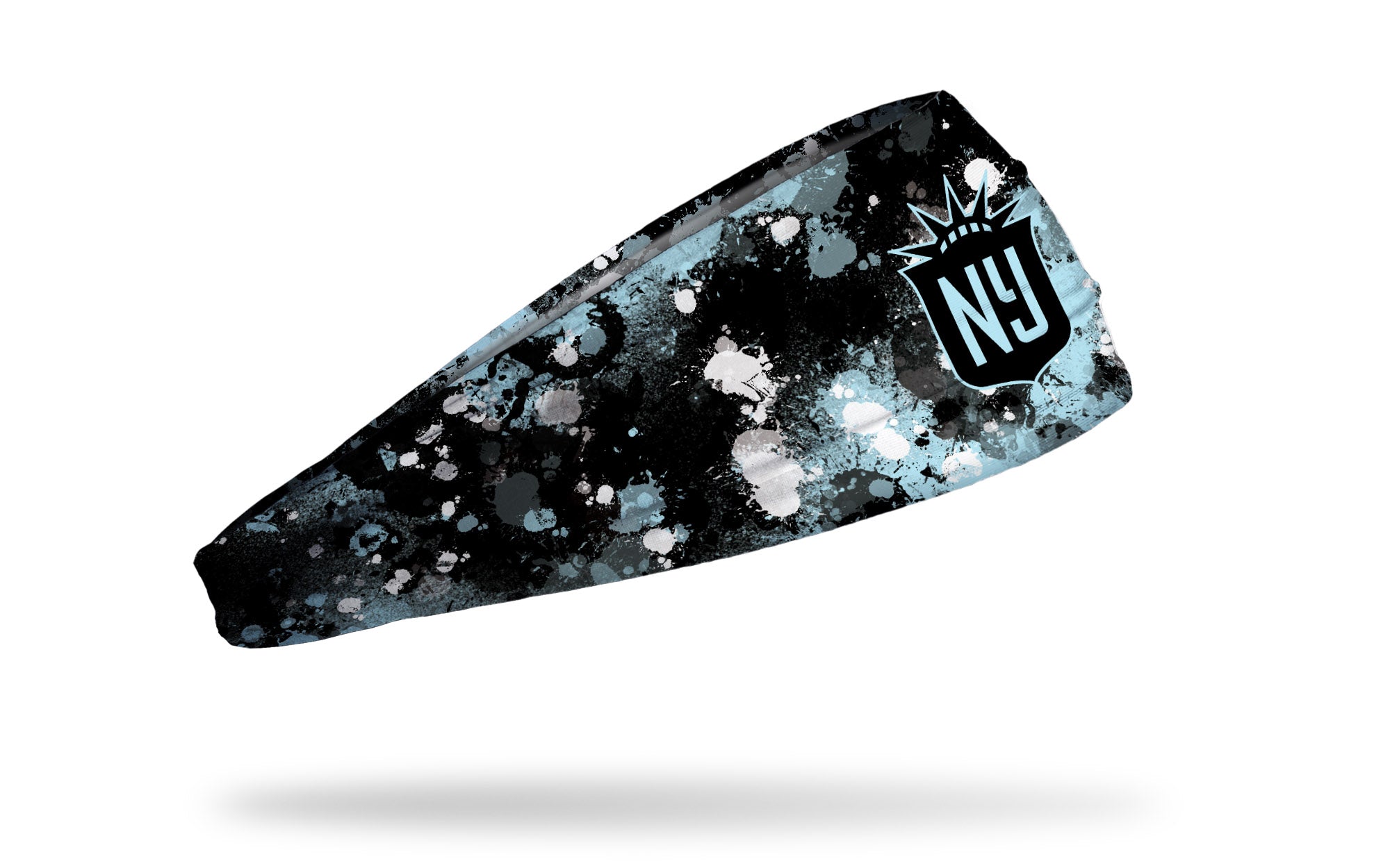 Gotham FC Splatter Big Bang Lite Headband - Official NJ/NY Soccer Team Headwear for Women & Men - Perfect for Running, Workouts, and Sports Fans