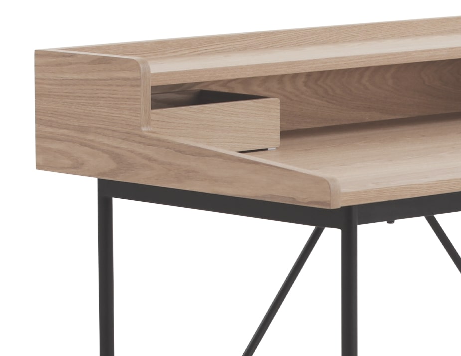 Darcy Study Desk - Modern Writing Desk for Home Office, Student Study & Small Spaces - Perfect for Remote Work, Online Classes & Crafting
