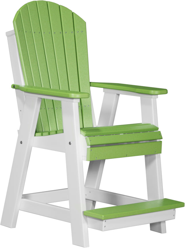 Lime Green / White