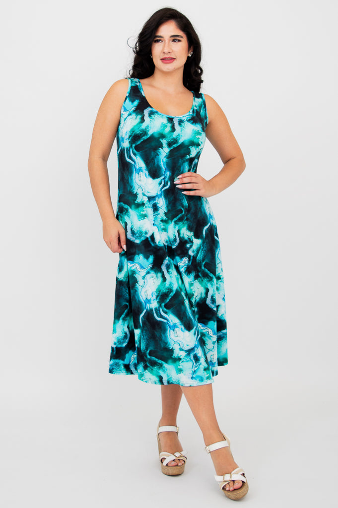 Evangelina Dress - Soft Bamboo Fabric, Elegant & Comfortable for Women - Perfect for Summer, Beach, and Casual Outings
