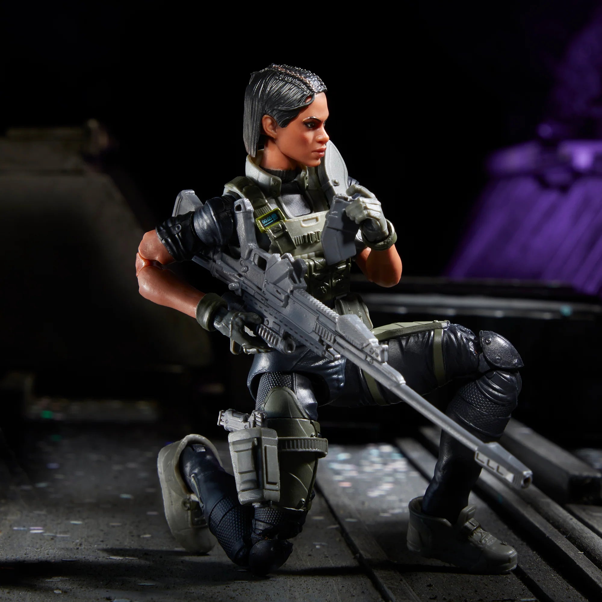 G.I. Joe Classified Series Nightforce Jodie Shooter Craig Action Figure - Collectible Military Toy for Display & Play - Perfect for Fans, Collectors, and Diorama Scenes