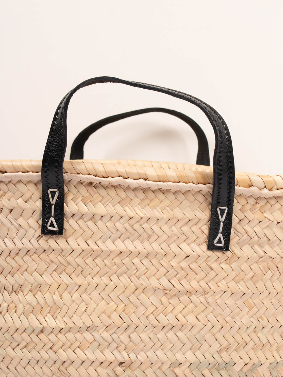 Parisienne Basket Bag - Stylish Black Woven Handbag for Women | Perfect for Beach, Picnic, Shopping & Summer Outfits