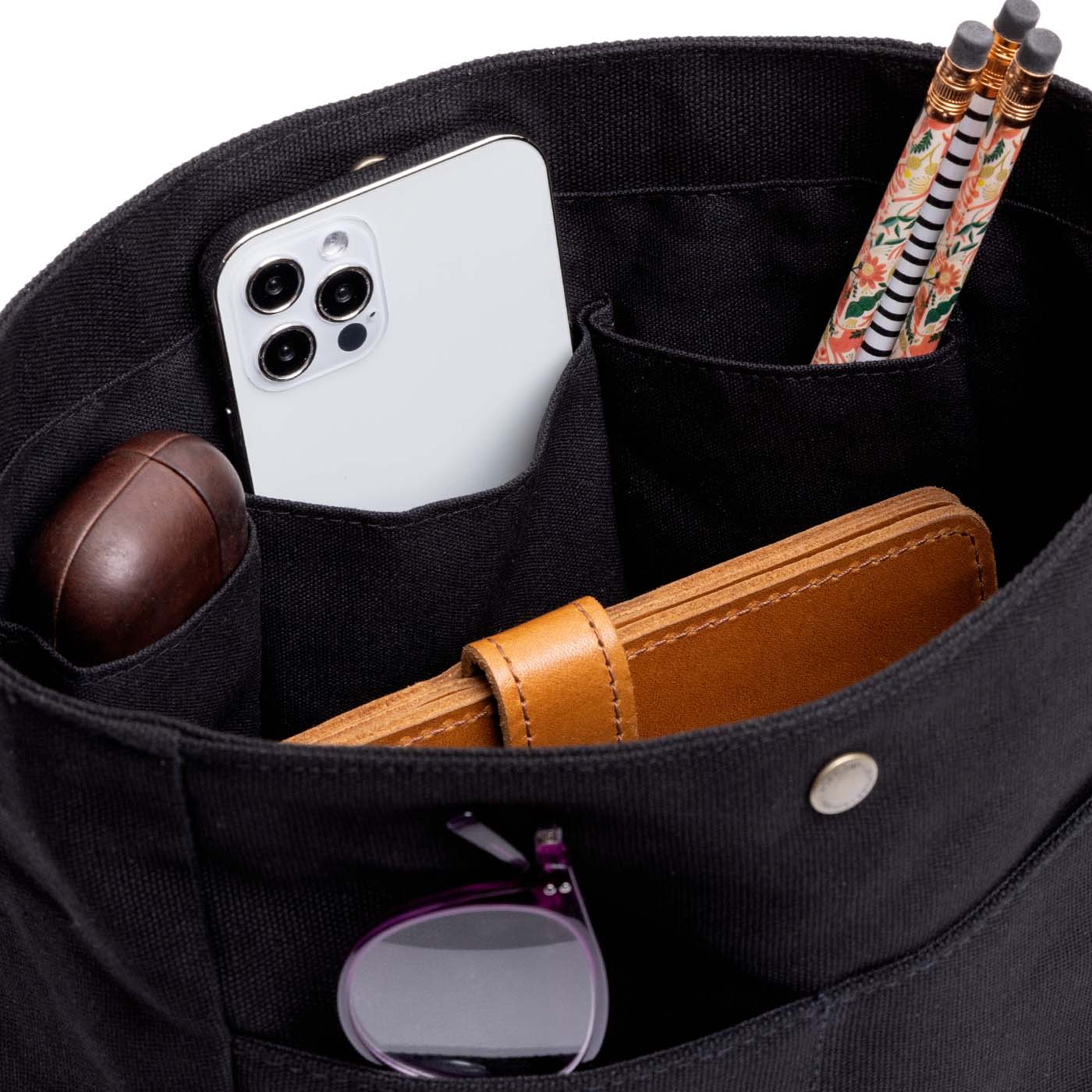Premium Canvas Purse Organizer - Expandable Handbag Insert for Women - Perfect for Travel, Work & Everyday Use