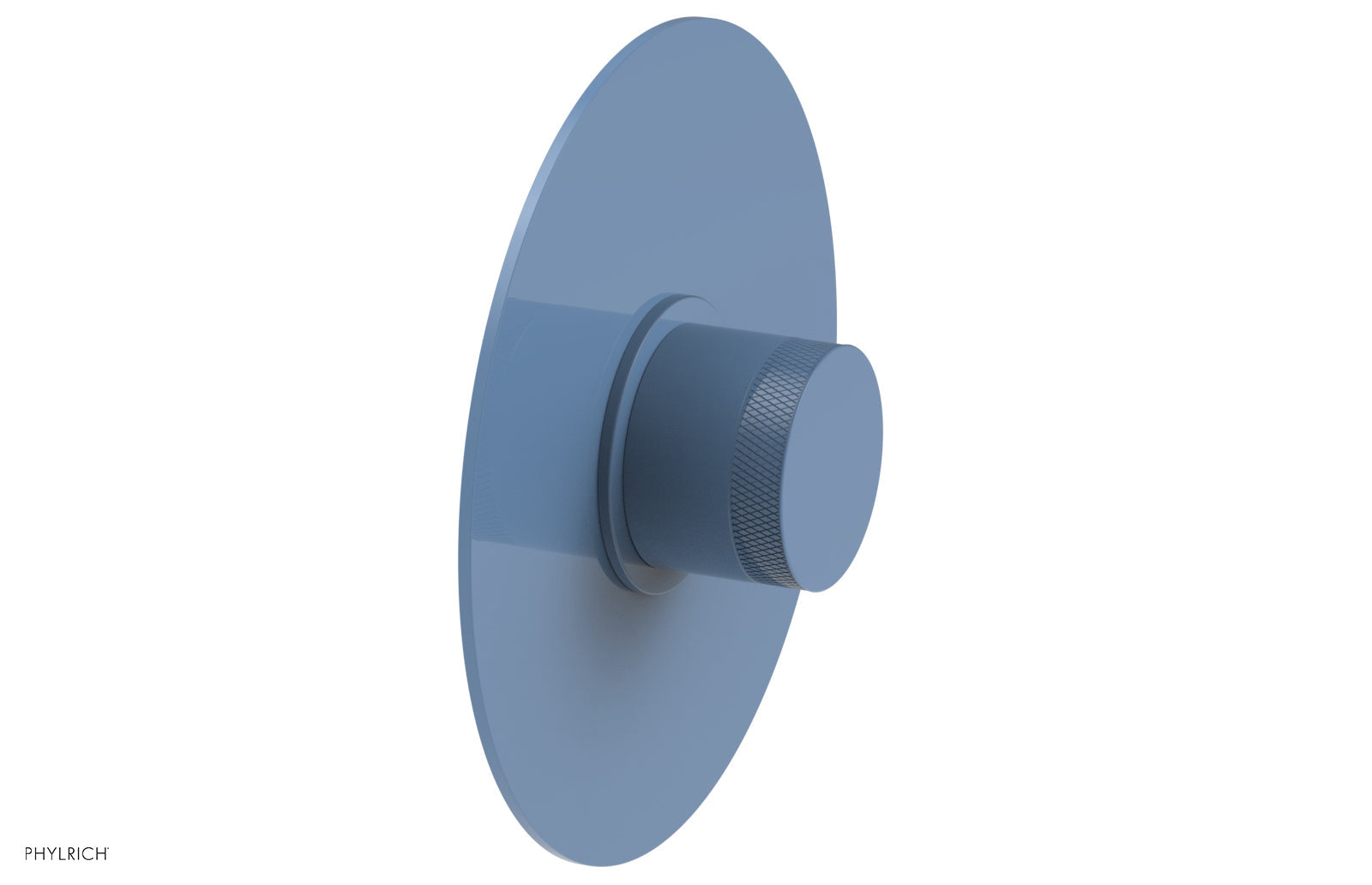BASIC II Pressure Balance Round Shower Plate & Handle Trim Kit with Knurled Handle - 4 180 GPM Flow Rate - Perfect for Bathroom Renovation and Modern Home Upgrade