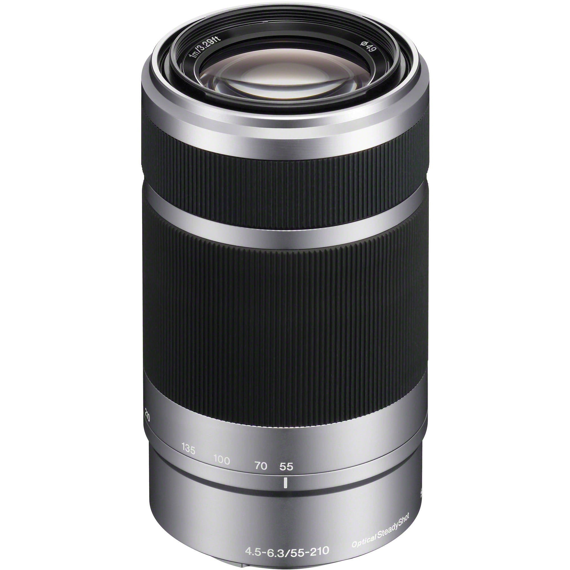 Sony E 55-210mm f/4.5-6.3 OSS Zoom Lens for Sony Alpha Mirrorless Cameras - Perfect for Travel, Wildlife & Portrait Photography
