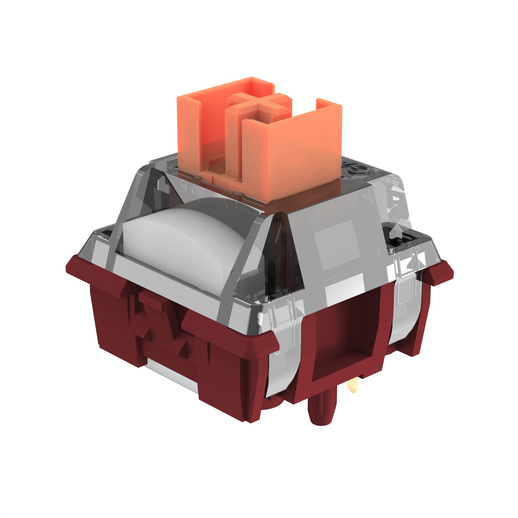 GK GAMAKAY Planet Series LED Diffuser Linear Mechanical Keyboard Switch - 5 Pin Pre-lubed Switches for DIY Gaming Keyboards (Mars Switch - 90Pcs) - Perfect for Esports, Typing & Custom Keyboard Builds