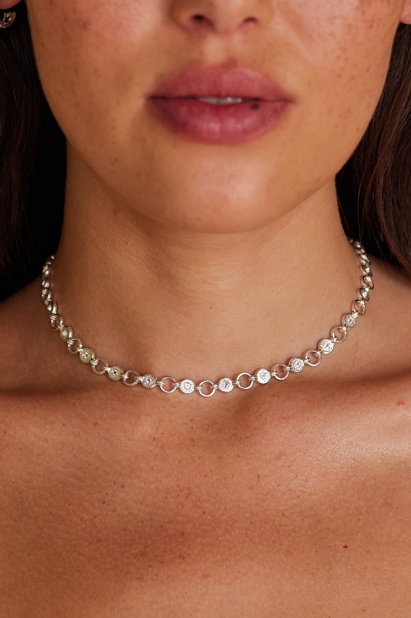 Ellipse Topaz Silver Necklace for Women - Elegant Sterling Silver Pendant Jewelry Gift for Birthday, Anniversary & Special Occasions | Perfect for Evening Parties, Weddings & Date Nights