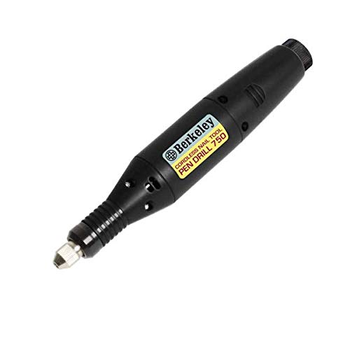 Berkeley Pen Drill 750 - Professional Cordless Nail Drill for Home & Salon Use | Compact & Lightweight Electric Nail File (Black) | Perfect for Manicures, Pedicures & Nail Art
