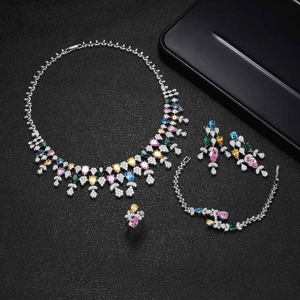 Double Crops Necklace for Women - Elegant Layered Chain Pendant Jewelry for Daily Wear, Date Night & Special Occasions
