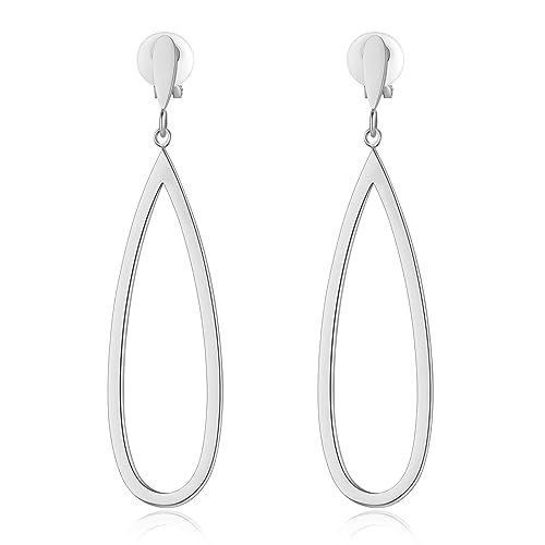 Silver Clip-Waterdrop