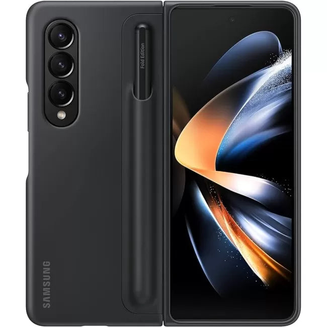 Samsung Galaxy Z Fold 4 Case with S Pen Holder & Kickstand | Premium Protective Cover for Foldable Phone | Perfect for Work, Travel & Entertainment