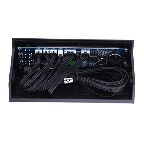 New Fan Speed Controller with LCD Panel - 525 Bay Front, 3 Fan Speed Settings, CPU Temperature Sensor for PC Cooling - Perfect for Gaming Rigs & Workstations