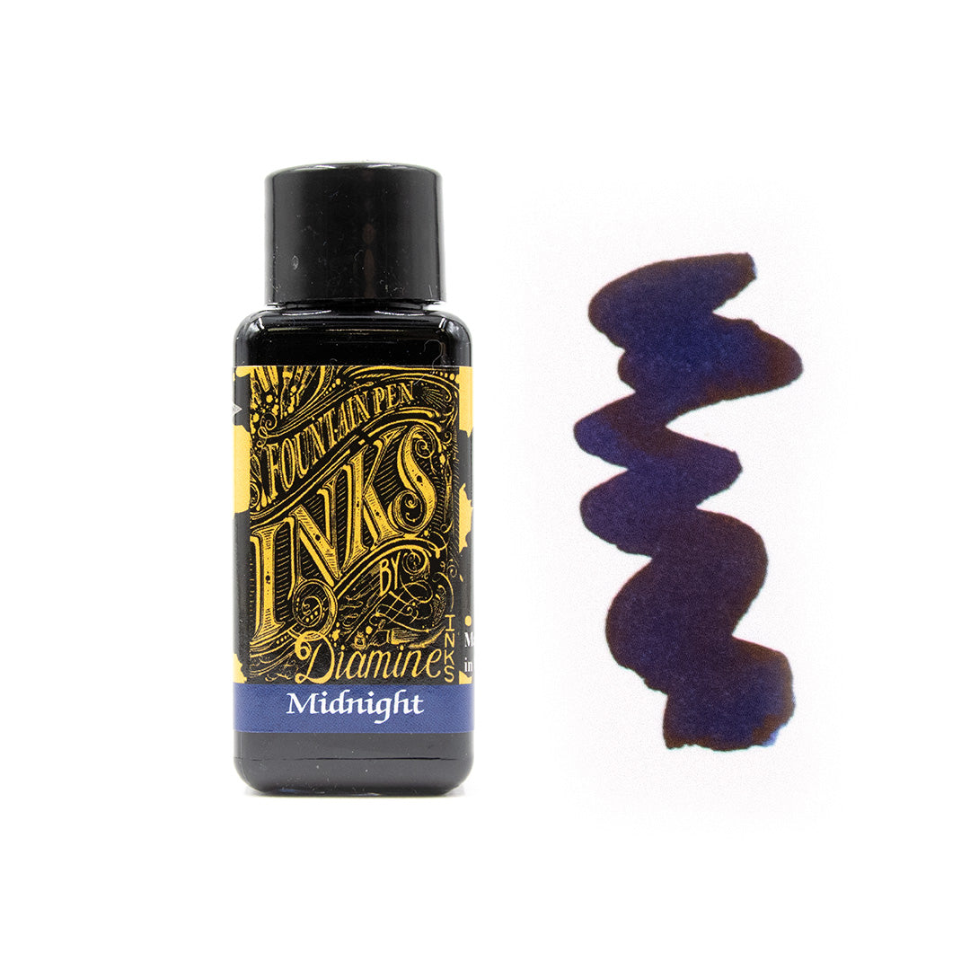 Premium Diamine Fountain Pen Ink 30ml Bottle - Vibrant Colors for Calligraphy, Journaling & Artistic Writing - Perfect for Fountain Pens, Dip Pens & Ink Drawing