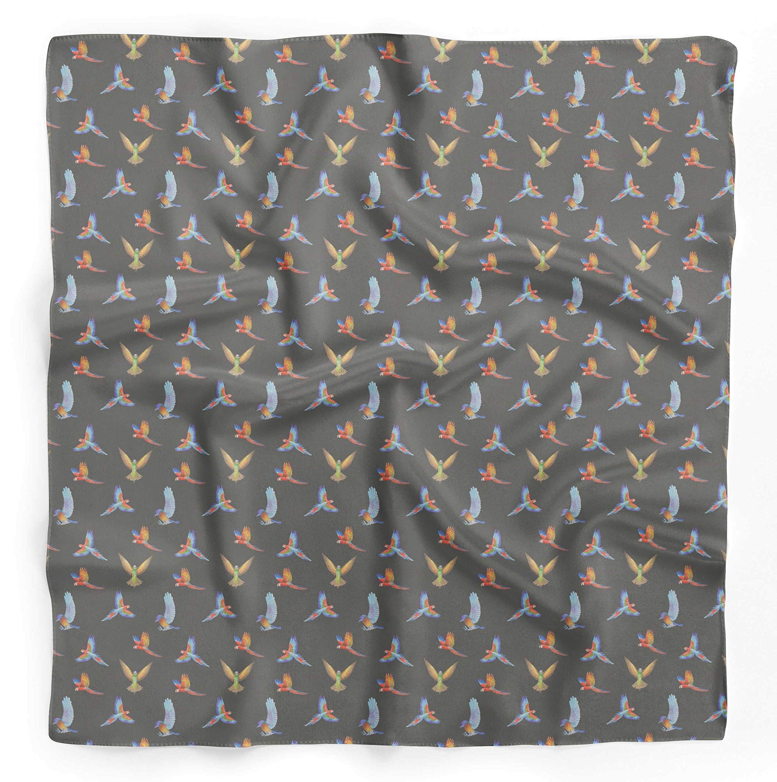 Bimba Pure Silk Printed Head Bandanas & Neck Scarves for Women - Soft Summer Fashion Accessories for Outdoor, Yoga, and Beach Activities