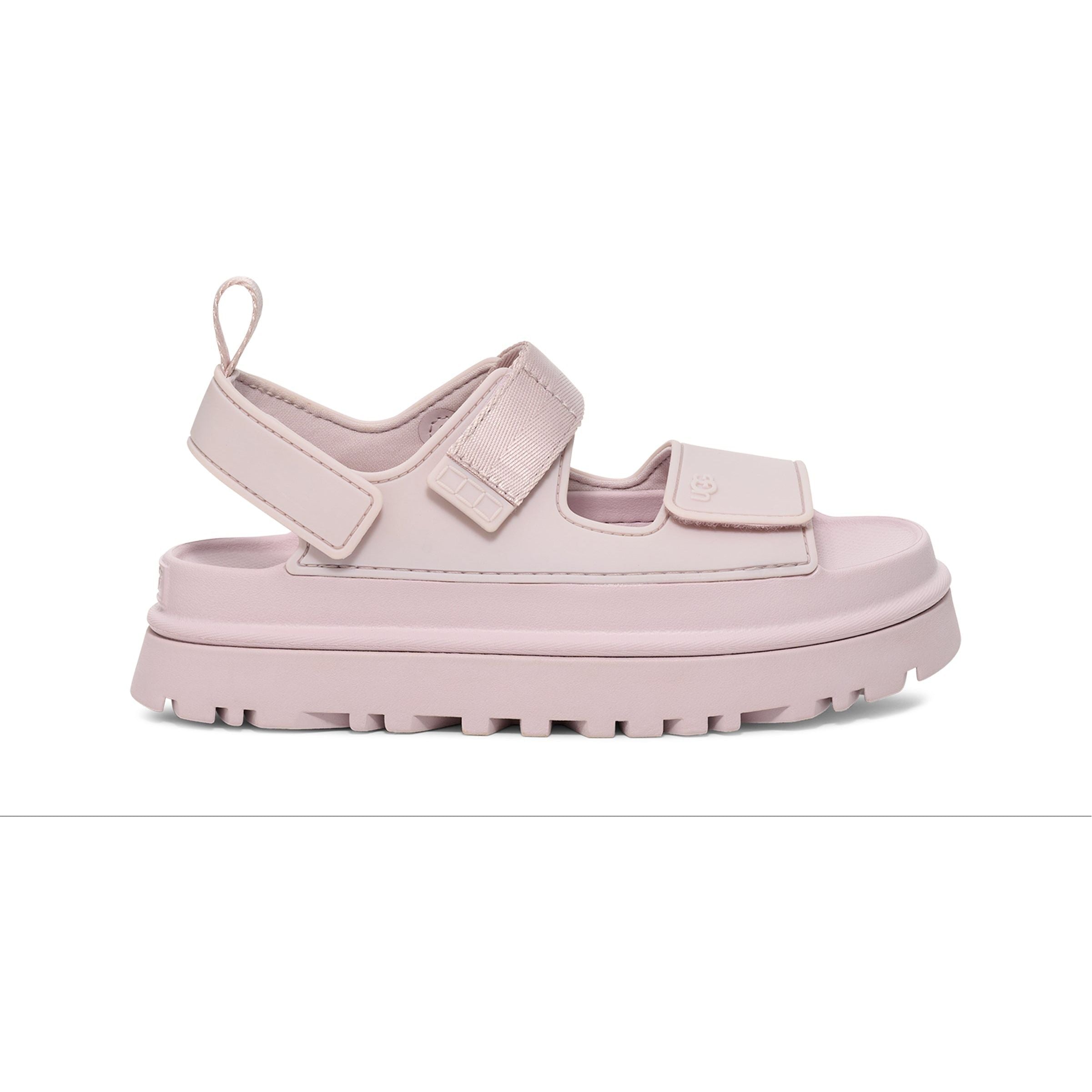 UGG Women's GoldenGlow Comfort Slide Sandals - Soft Fleece Lined Summer Slides for Women - Perfect for Beach, Poolside, and Casual Wear