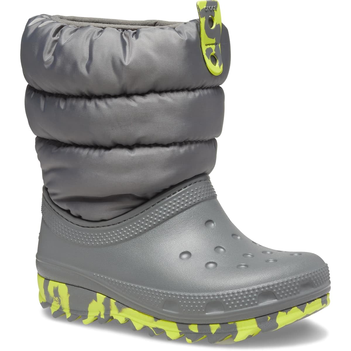 Crocs Kids' Classic Neo Puff Boot - Waterproof Winter Snow Boots for Boys & Girls - Warm & Comfortable for Outdoor Play, Snow Days & Cold Weather Adventures