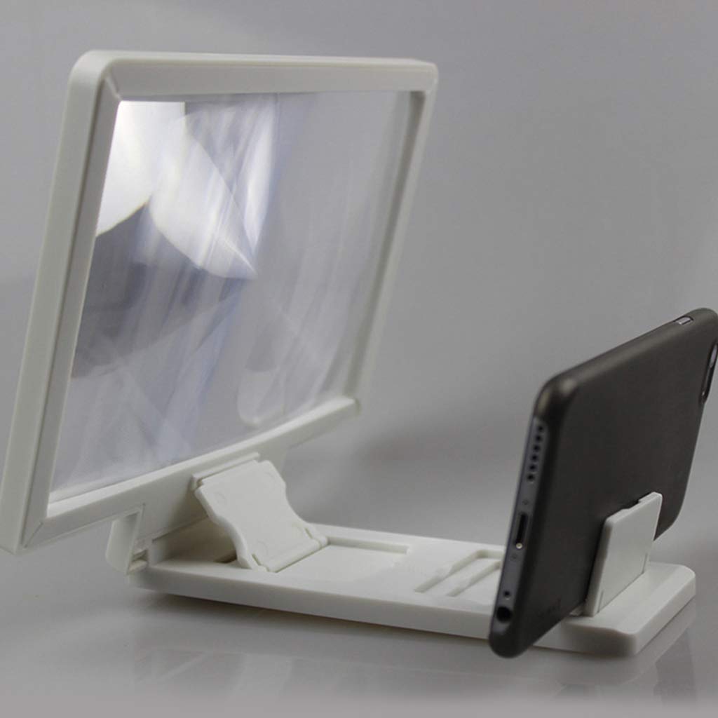 3D Screen Magnifier for Smartphones - HD Video Amplifier & Phone Stand | Enlarged Screen Viewer for Movies, Card Making, Baby Monitoring & DIY Crafts (Perfect Gift for Seniors & Kids)