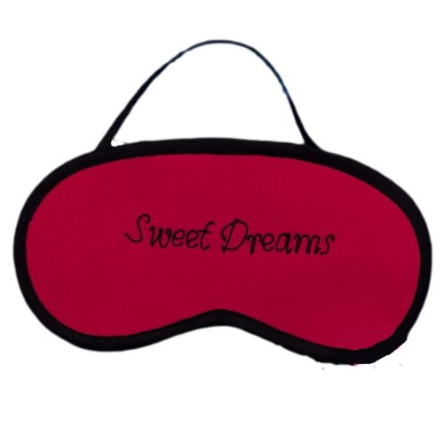 Sweet Dreams Pink Sleep Mask for Women - Soft & Comfortable Eye Cover for Better Sleep, Travel & Relaxation