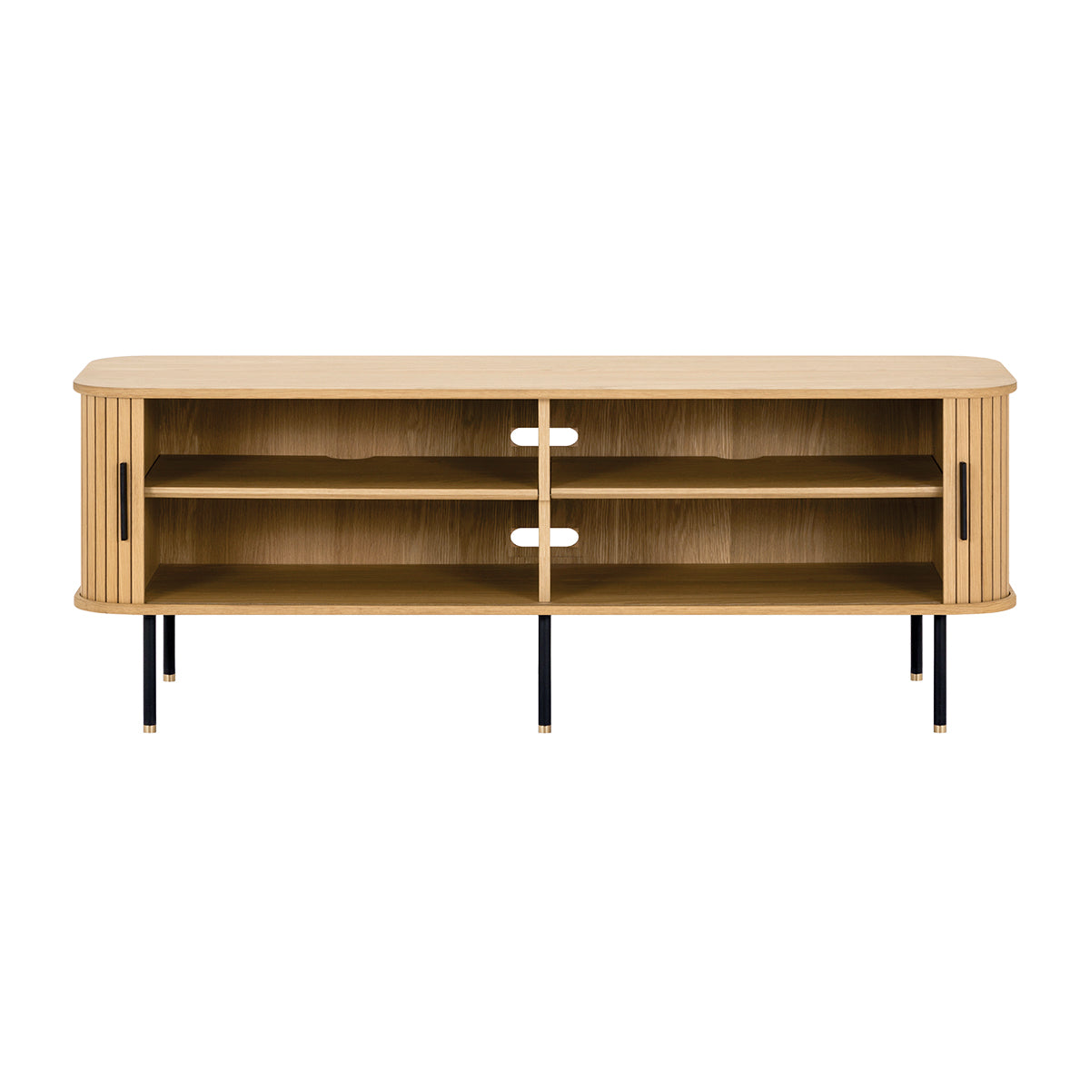 Ipanema Medium TV Stand - Modern Entertainment Center for Living Room, Bedroom & Home Theater - Sturdy & Stylish TV Unit with Storage Shelves
