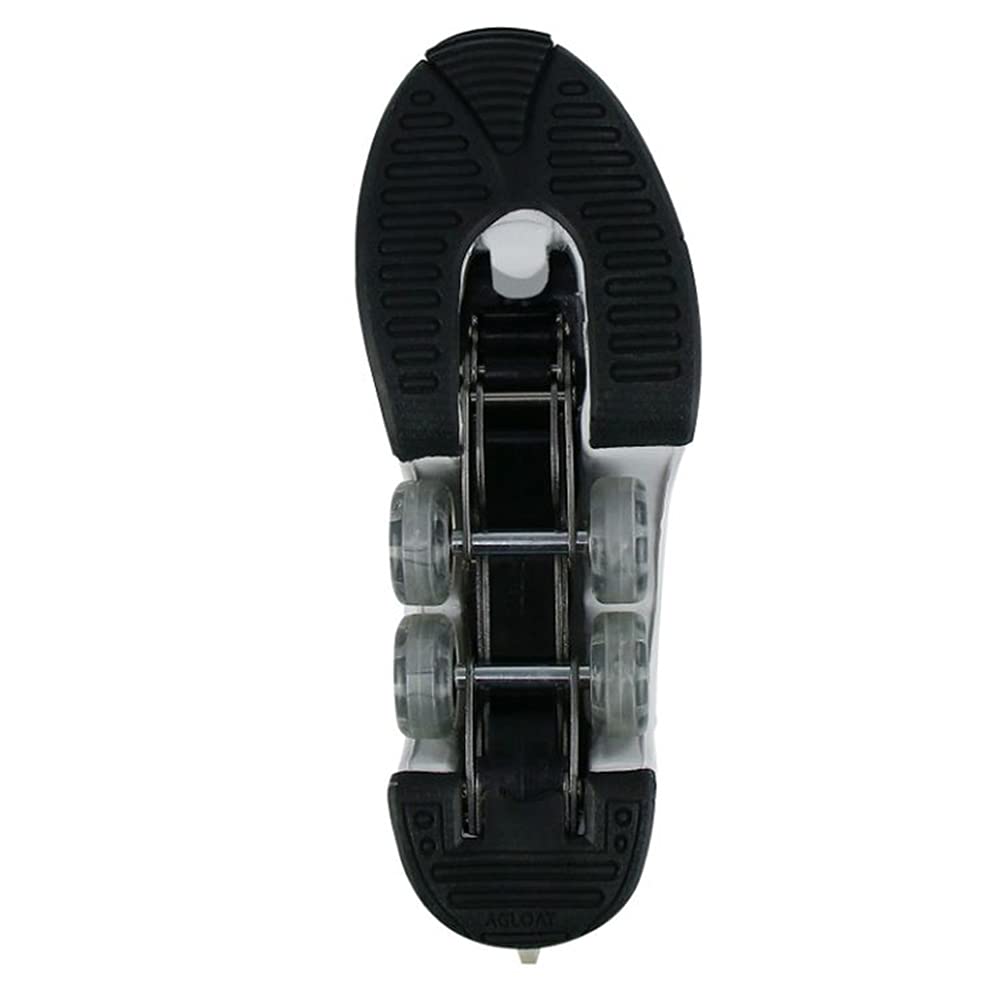 Best Women's & Girls' Roller Skates with Retractable Wheels - Quad & Inline Skates for Boys, Adults & Kids - Perfect for Parkour, Outdoor Skating & Fun Activities